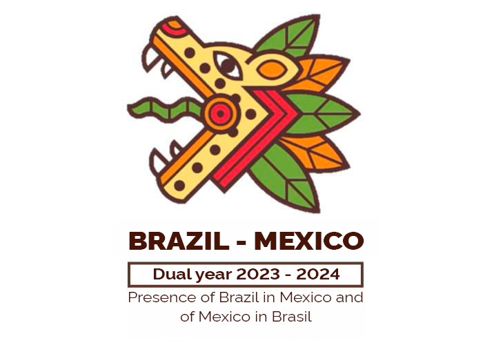 Brazil-Mexico Dual Year logo