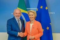 Lula meets European Commission President Ursula von der Leyen in New York