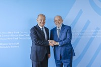 Lula meets German Chancellor Olaf Scholz in New York