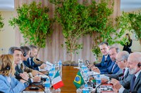 Brazil's Lula holds bilateral meeting with Italian Prime Minister