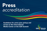 Credential Pickup and Journalist Access at the G20 Summit International Media Center