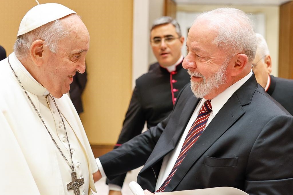 Lula e Papa Francisco