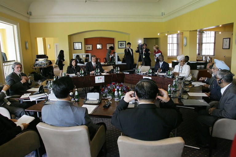 Cúpula do G8 em 2005, no Reino Unido