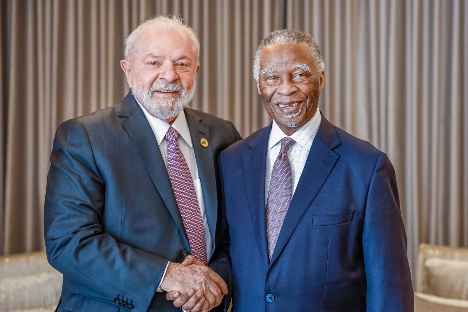 Lula e Thabo Mbeki