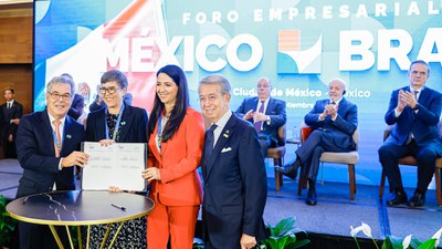 Inauguración del Foro Empresarial México-Brasil