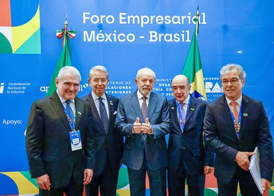 Inauguración del Foro Empresarial México-Brasil