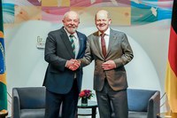 Presidente Lula y canciller Olaf Scholz acuerdan agendas