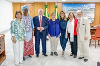 Lula conversa sobre políticas para las mujeres con ex líderes de Chile, Costa Rica y Senegal