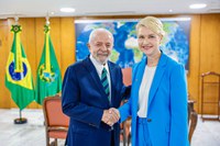 El presidente Lula se reúne con la presidenta del Consejo Federal de Alemania