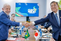 El presidente Lula se reúne con el primer ministro japonés