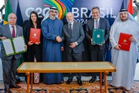 El presidente Lula se reúne con el príncipe heredero de Abu Dabi