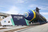 Marinha lança ao mar segundo submarino construído por meio do Prosub