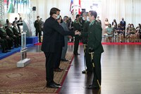 Presidente participa de cerimônia de promoção de Oficiais-Generais do Exército