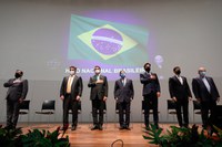 Presidente Jair Bolsonaro participa de abertura do Fórum Nacional de Controle