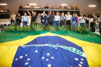 Presidente Jair Bolsonaro visita exposição agropecuária e industrial em Londrina (PR)