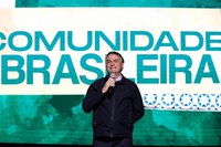 Presidente da República, Jair Bolsonaro, participa de encontro com a comunidade brasileira em Orlando