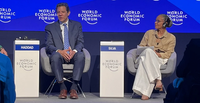 "Brasil voltou para o jogo democrático e voltou a pensar grande", diz Fernando Haddad em Davos