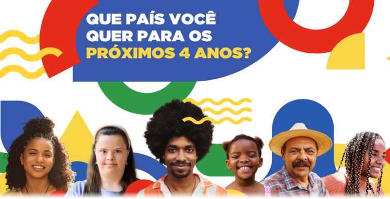 Banner de apresentação da Plataforma Brasil Participativo