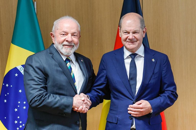 Lula e Olaf Scholz