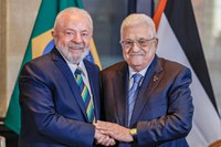 Lula se reúne com presidente da Palestina em Nova York