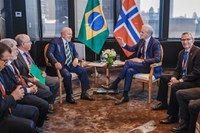 Lula se reúne com primeiro-ministro da Noruega em Nova York