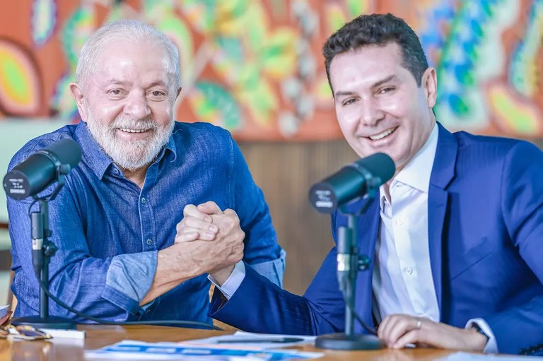 Presidente Lula e ministro Jader Filho