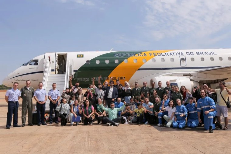 Embarque na Base Aérea de Brasília