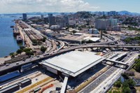 Lula participa da inauguração do Terminal Intermodal Gentileza, no Rio de Janeiro