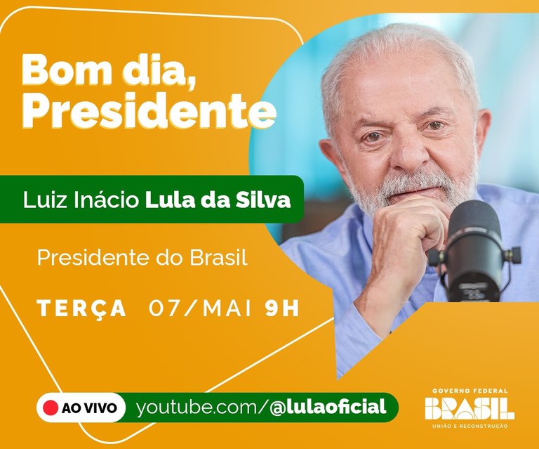 Presidente Lula concede entrevista a rádios no programa especial Bom ...