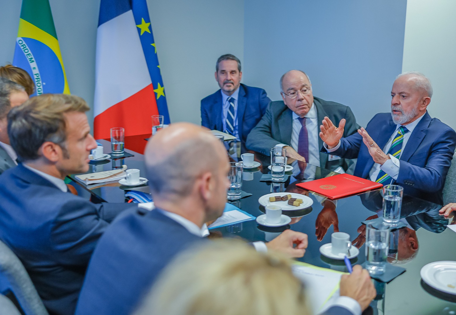 Encontro com o Presidente da República Francesa, Emmanuel Macron