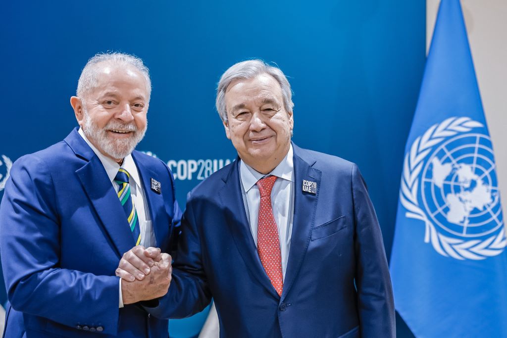 Lula e secretário-geral António Guterres (ONU)