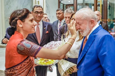 Presidente Lula chega à Índia