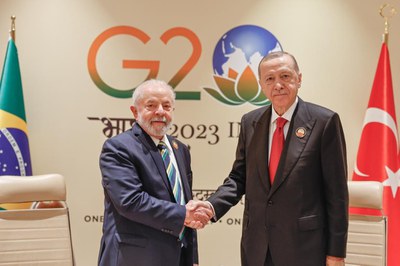 Lula e Erdoğan no G20