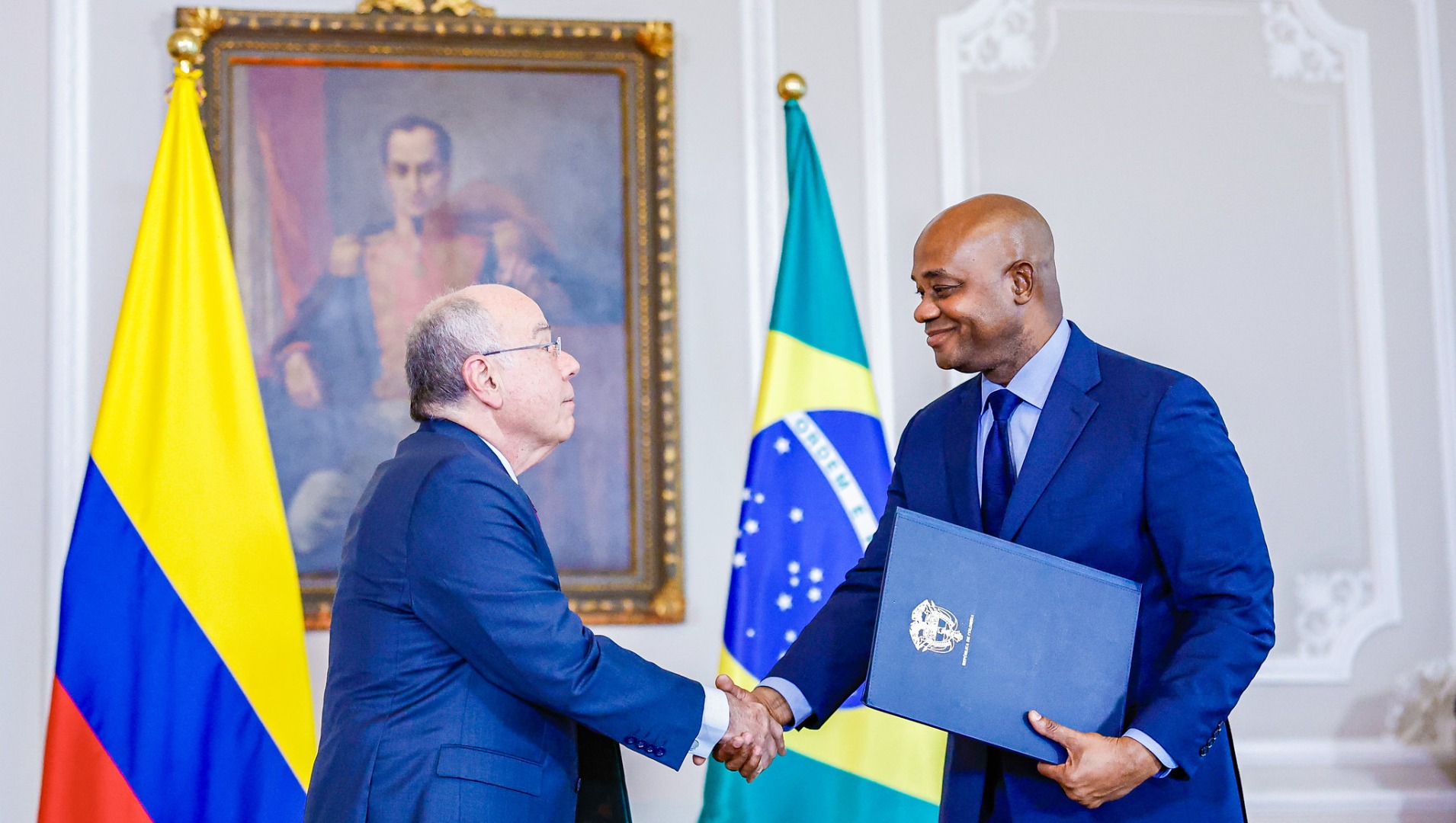 Cerimônia de Assinatura de Atos entre Brasil e Colômbia, na Casa de Nariño – Bogotá, Colômbia.