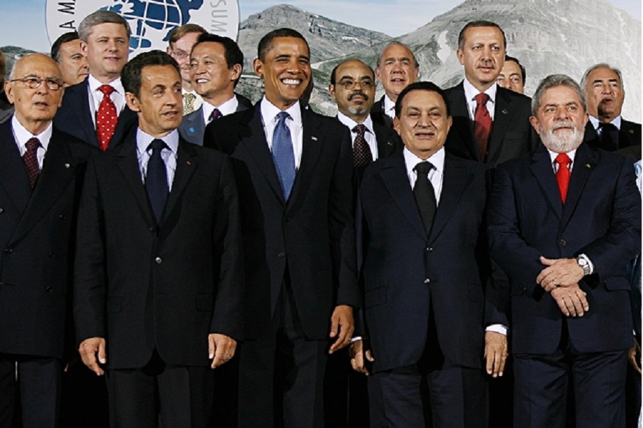 Cúpula do G8 em 2009, na Itália