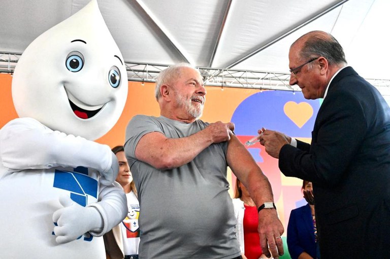 Presidente Lula e vice-presidente Alckmin