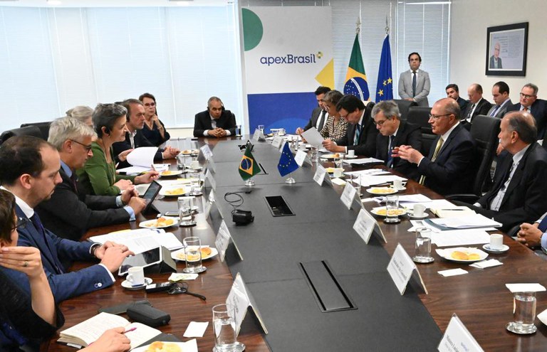 Alckmin e vice-presidente executiva, Margareth Vestage