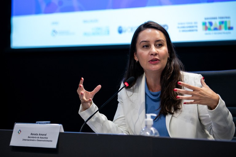 Renata Amaral, secretária de Assuntos Internacionais e Desenvolvimento. Foto: Washington Costa