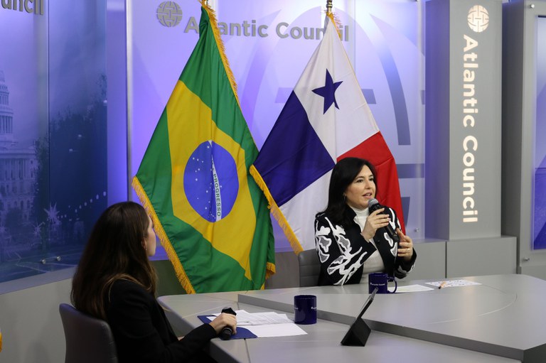 Ministra Simone Tebet Atlantic Council 22 de outubro de 2024