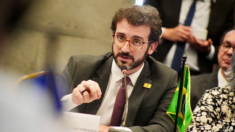 João Villaverde, secretário de Articulação Institucional do MPO (Crédito: Ministério dos Transportes - governo da Colômbia)