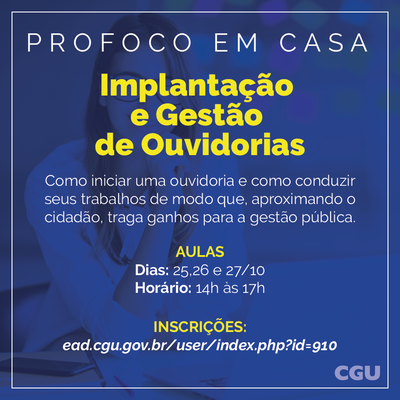 Curso EAD CGU