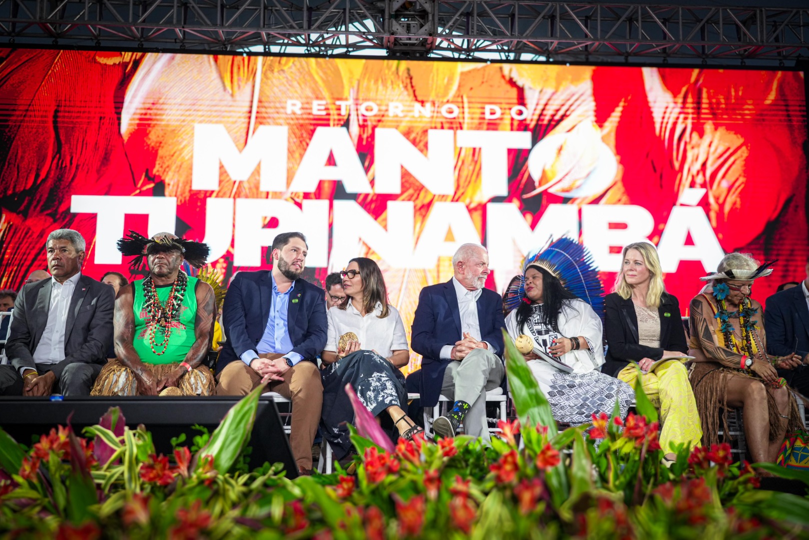 Anúncio foi feito durante evento oficial de retorno do manto Tupinambá ao Brasil, realizado pelo governo federal no Museu Nacional, no Rio de Janeiro