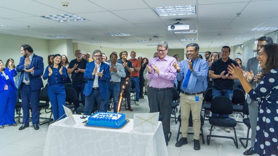 Servidores e colaboradores comemoram o aniversário da PREVIC