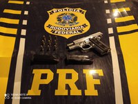 Homem é detido pela PRF por porte ilegal de arma de fogo em Rio Branco