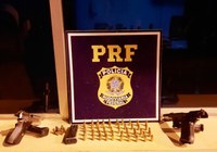 PRF apreende 2 armas de fogo em Rio Branco