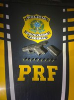 PRF tira de circulação três armas de fogo ilegais em Rio Branco/AC e Senador Guiomard/AC
