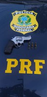PRF tira de circulação três armas de fogo ilegais em Rio Branco/AC e Senador Guiomard/AC