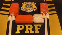 PRF apreende quase 6kg de cocaína durante fiscalização em ônibus partindo de Rio Branco