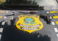 PRF prende homens suspeitos de praticar roubos de caminhonete em Acrelândia-AC