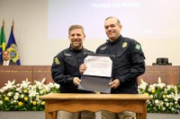 Henzio Albuquerque assume Superintendência da PRF no Acre em cerimônia no TRE/AC.